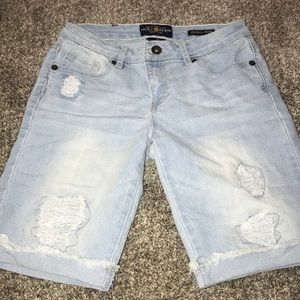 light blue lucky brand kids shorts